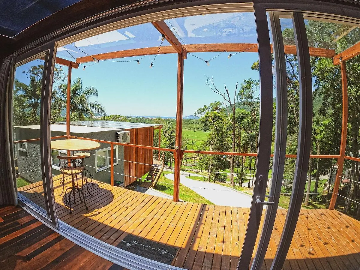Vila Casa De Vidro Alto Padrao - Hospedar Com Proposito Florianópolis Brazílie